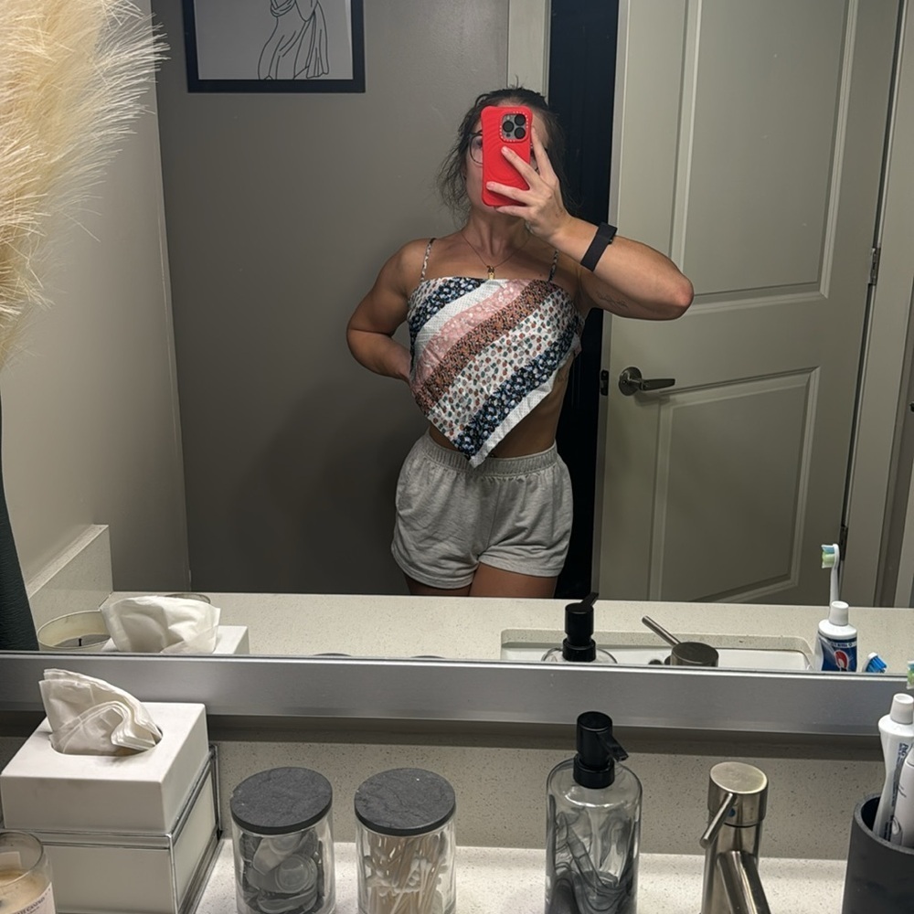 Princess Polly scarf/bandana crop top